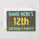 Search for 12 year old birthday invitations Twelve years old
