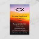 Search for christian fish business cards Church