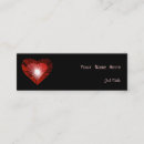 Search for hearts business cards Romance