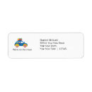 Search for cute car return address labels New home