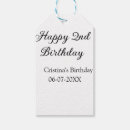 Search for calligraphy gift tags Happy birthday