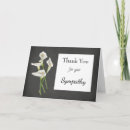 Search for elegant for sympathy thank you cards Floral