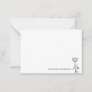 Search for black and white rose note cards Simple