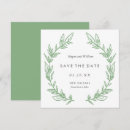 Search for wreath save the dates Green
