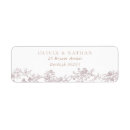 Search for classic wedding return address labels Boho