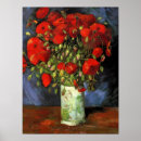 Search for poppies poste posters Vase with red poppies
