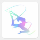 Search for gymnastics silhouette stickers Rhythmic