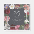 Search for silver anniversary wedding napkins 25 years