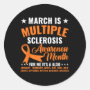 Search for ms awareness stickers Warrior