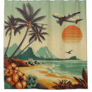 Search for airplane shower curtains Retro