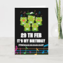 Search for feb cards Leap year