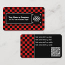 Search for gingham check pattern business cards Boss