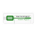 Search for kitchen return address labels Green