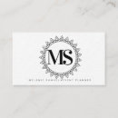 Search for event decoration business cards Minimalist