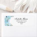 Search for dress return address labels Quinceanera