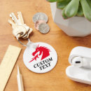 Search for the red dragon key rings Flames