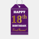Search for 18th birthday gift tags Elegant