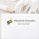 Search for parrot return address labels Watercolor