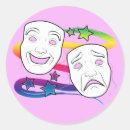 Search for drama masks stickers Comedy