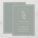 Search for green leaf wedding invitations Formal