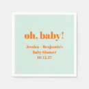 Search for baby girl shower napkins Simple