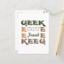 Search for geeks postcards Humour