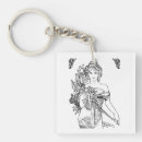 Search for alphonse mucha key rings Flowers