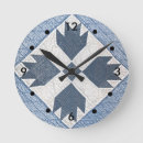 Search for quilt clocks Blue