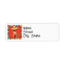 Search for sombrero return address labels Fiesta