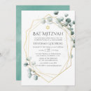 Search for silver bar bat mitzvah invitations Modern