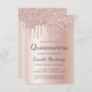 Search for glitter quinceanera invitations Rose gold