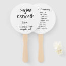Search for circle fans wedding wedding programs Minimalist