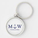 Search for blue wedding key rings Anchor