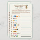 Search for baby shower emoji games Rustic