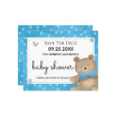 Search for bear save the dates Boy baby shower