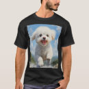 Search for bichon tshirts White