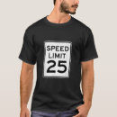 Search for speed limit sign tshirts Road