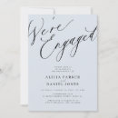 Search for dusty blue engagement party invitations Minimalist