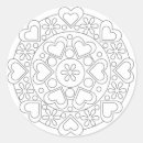 Search for heart mandala stickers Flowers