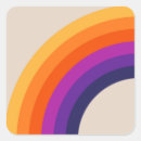 Search for rainbow art stickers Stripes