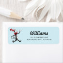 Search for two cats return address labels Dr seuss
