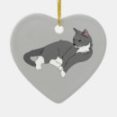 Search for russian blue cat christmas tree decorations Grey