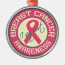 Search for breast cancer awareness christmas tree decorations Support