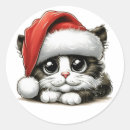 Search for christmas kitten stickers Festive