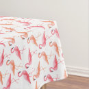 Search for pink flamingo tablecloths Watercolor