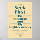 Search for righteousness posters Bible