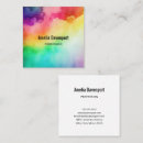 Search for colourful rainbow business cards Pattern