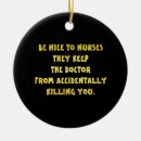 Search for funny nurse christmas tree decorations Humour