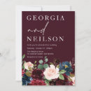 Search for maroon wedding invitations Modern