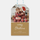 Search for white and gold gift tags Merry christmas